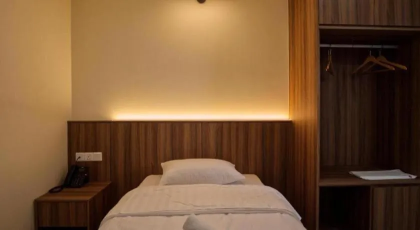 Bed in Weiss Hotels Kepong Baru
