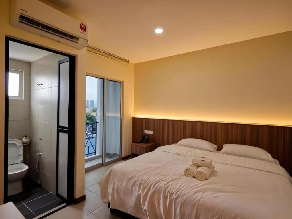 Bed in Weiss Hotels Kepong Baru