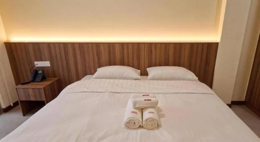 Bed in Weiss Hotels Kepong Baru