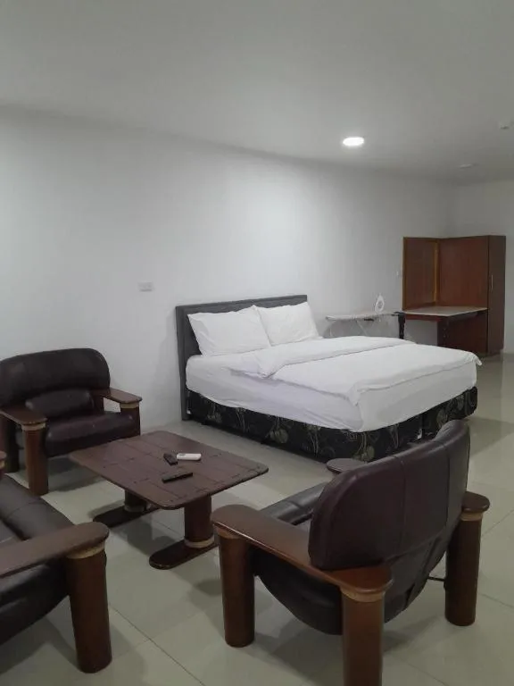 Bed in White Diamond Apartment