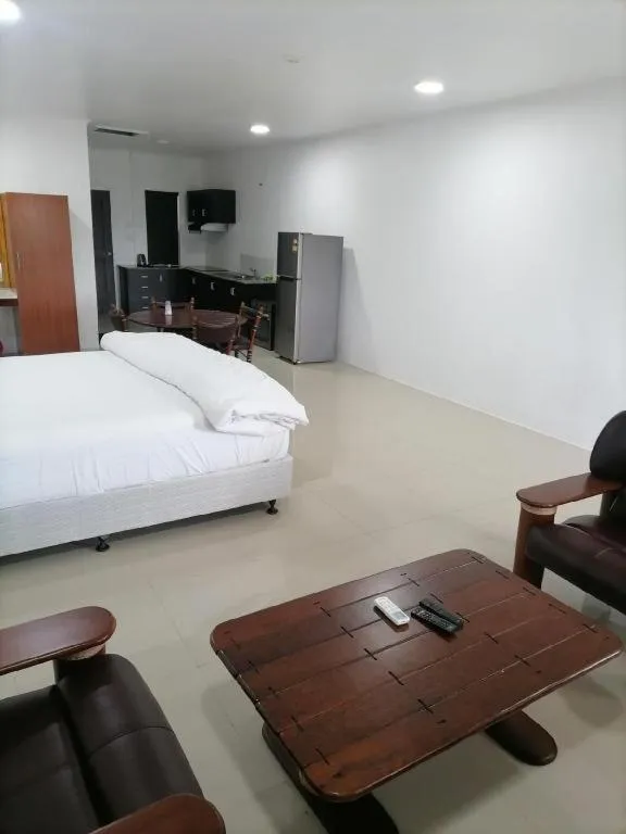 Bed in White Diamond Apartment