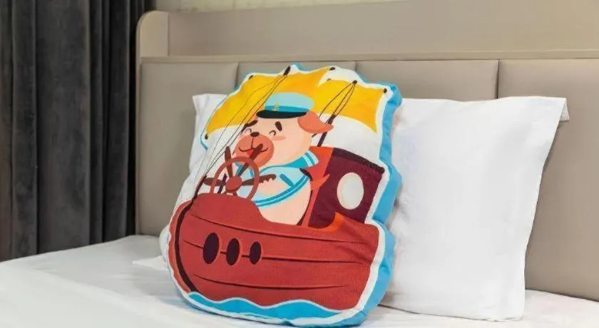 Bed in Jinjiang Metropolo Hotel Shenyang Country Garden Datong Lake Subway Station Branch