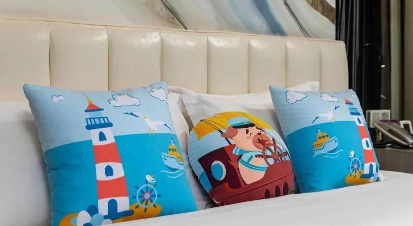 Bed in Jinjiang Metropolo Hotel Shenyang Country Garden Datong Lake Subway Station Branch