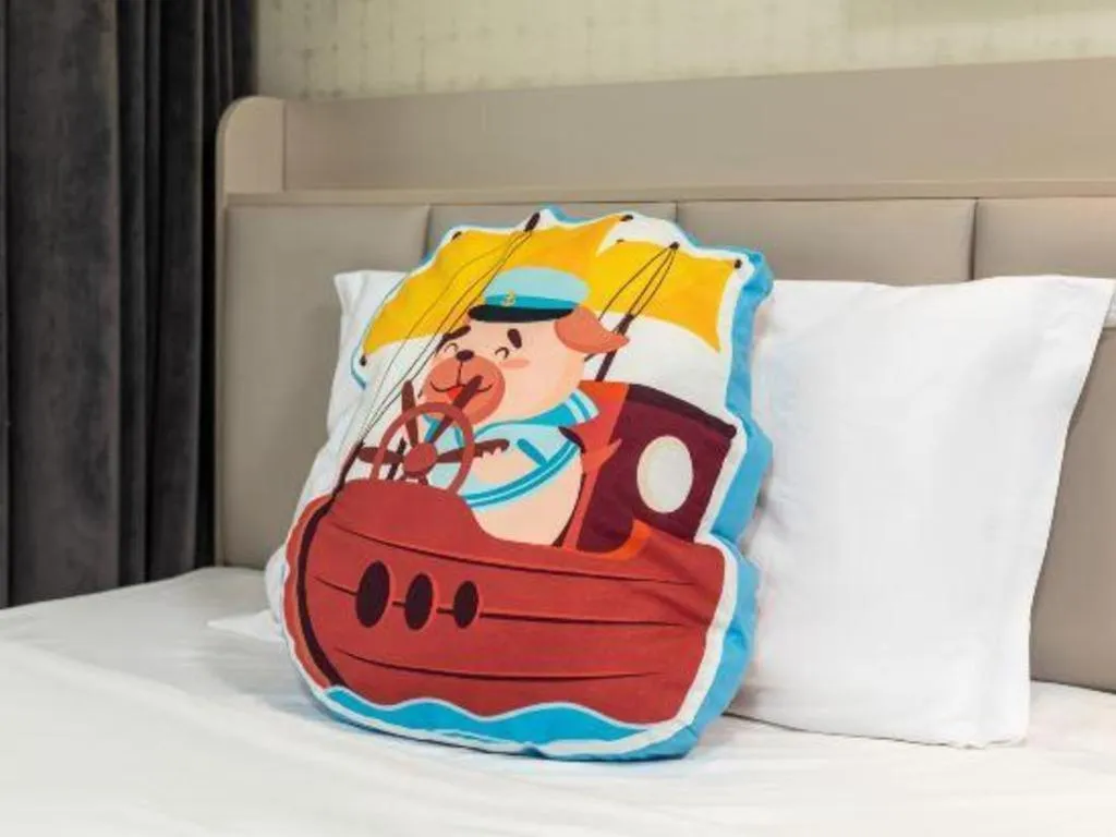 Bed in Jinjiang Metropolo Hotel Shenyang Country Garden Datong Lake Subway Station Branch