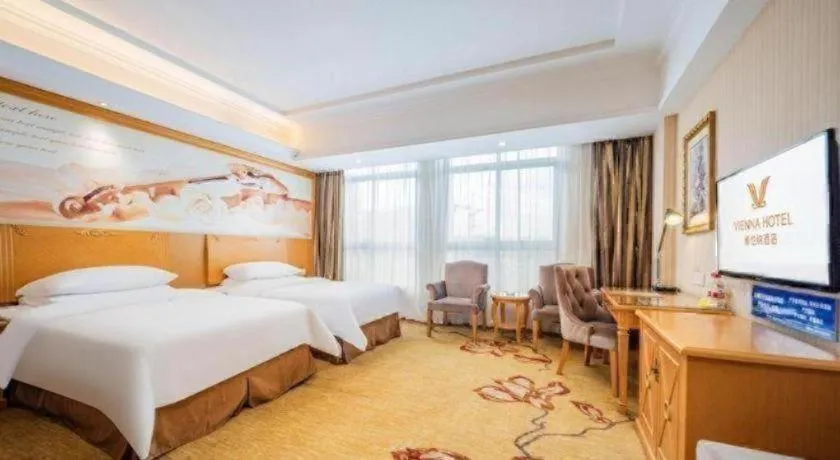 Bed in Vienna Hotel Chengdu Xinfan Furniture City
