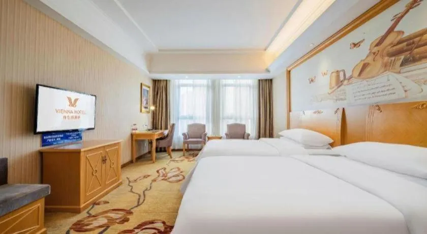 Bed in Vienna Hotel Chengdu Xinfan Furniture City