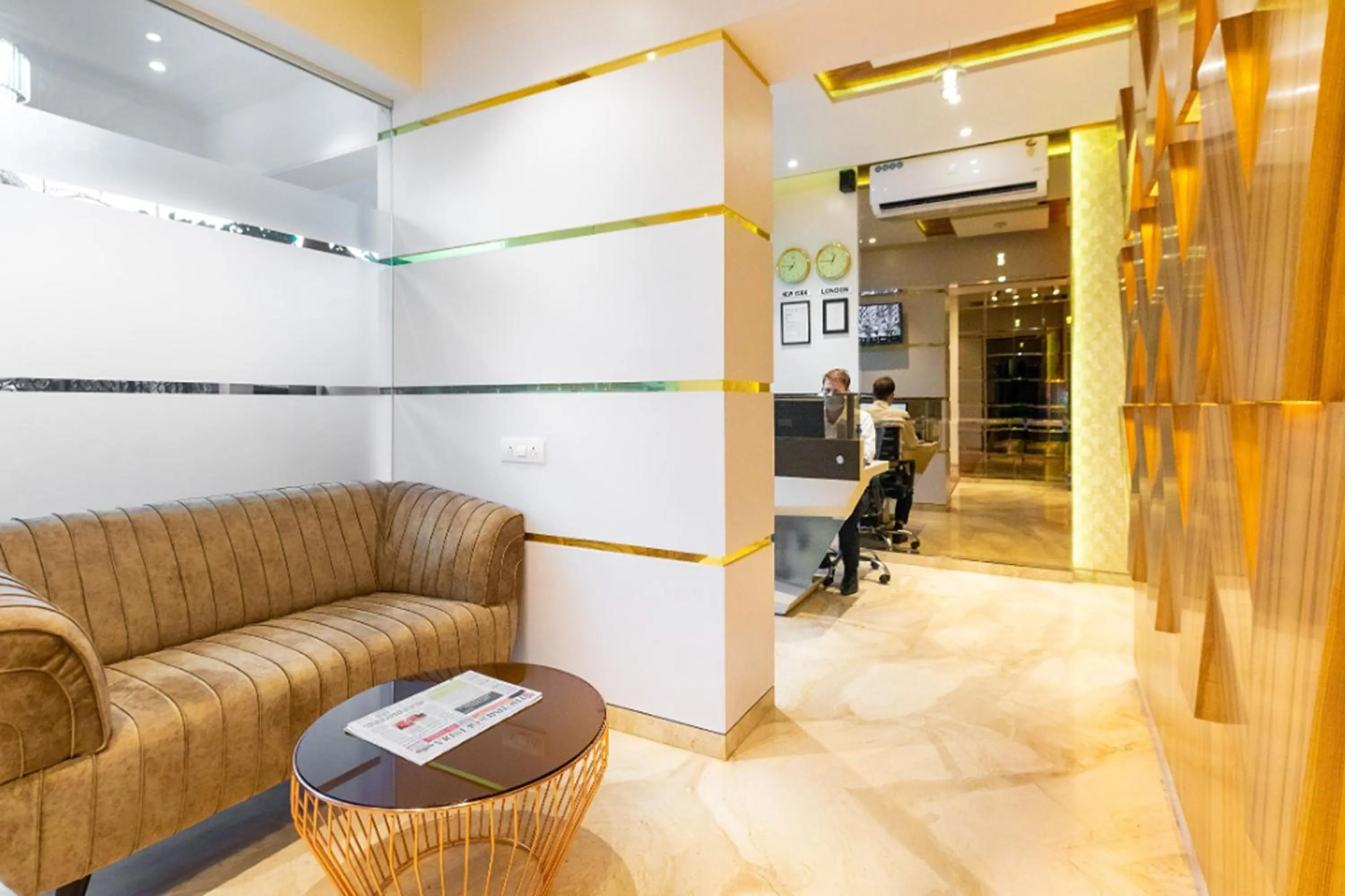 Seating area in Hotel Pacific Residency