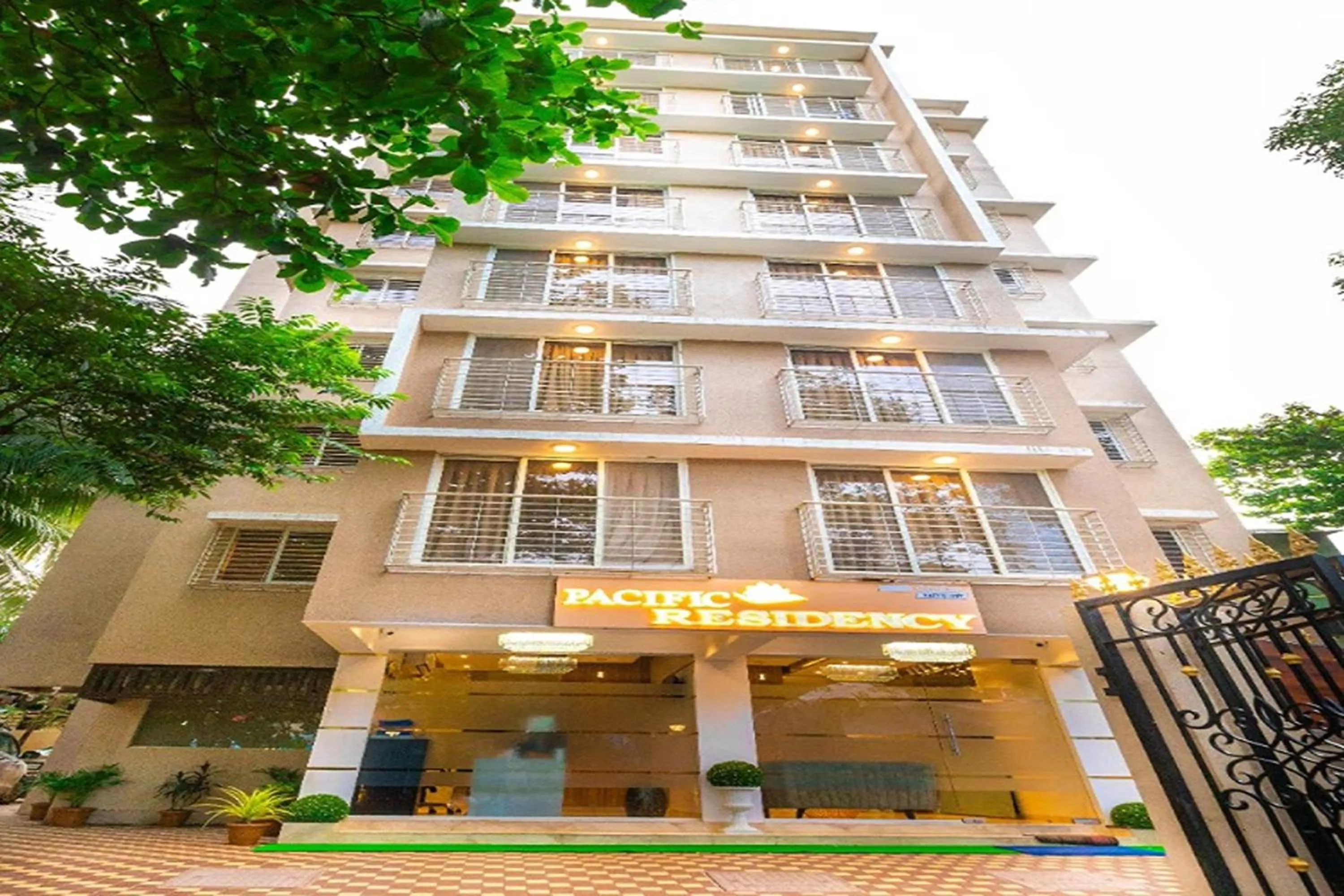 Property building in Hotel Pacific Residency