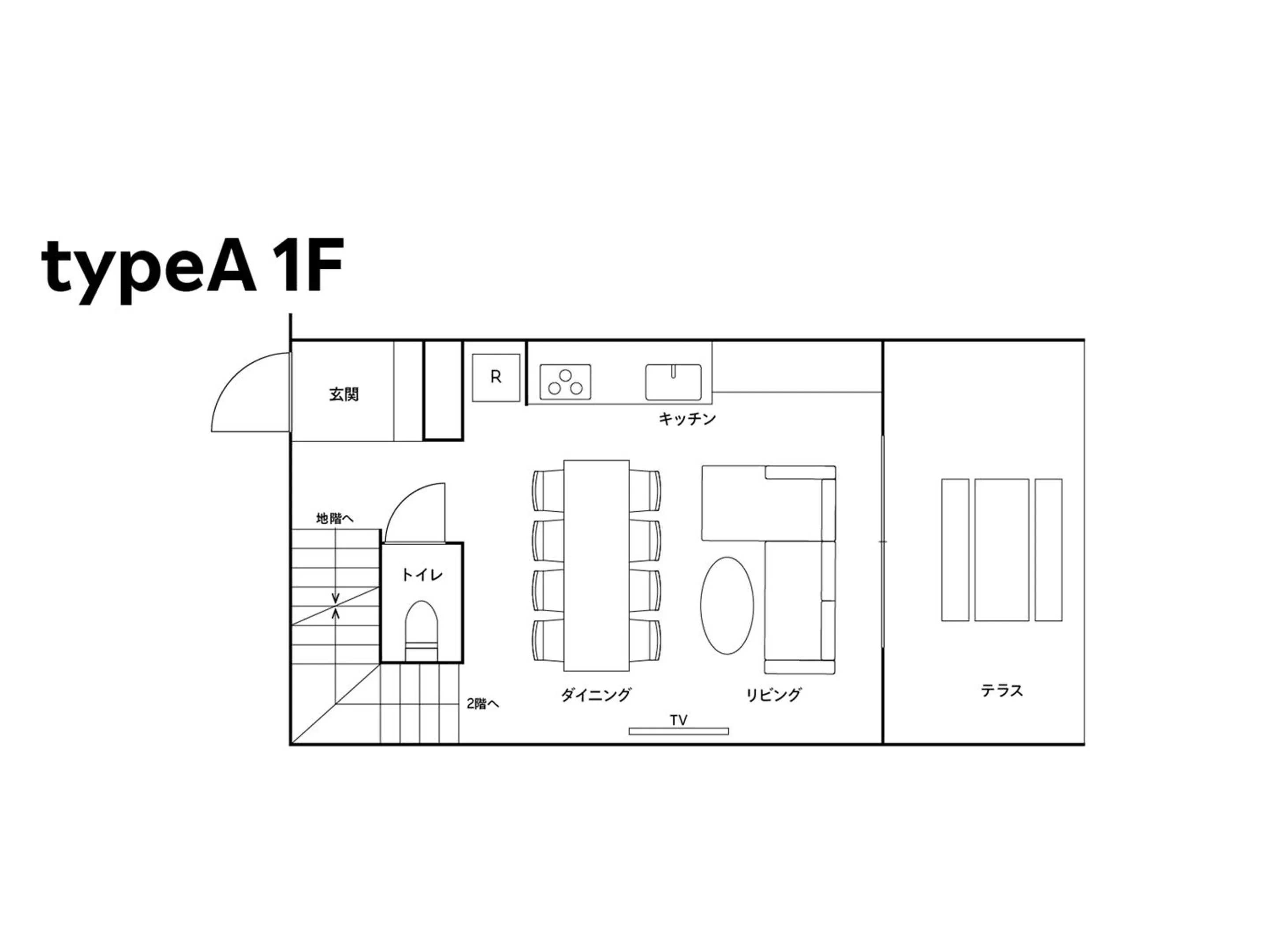 Floor plan in Rakuten STAY VILLA Hakone Togendai