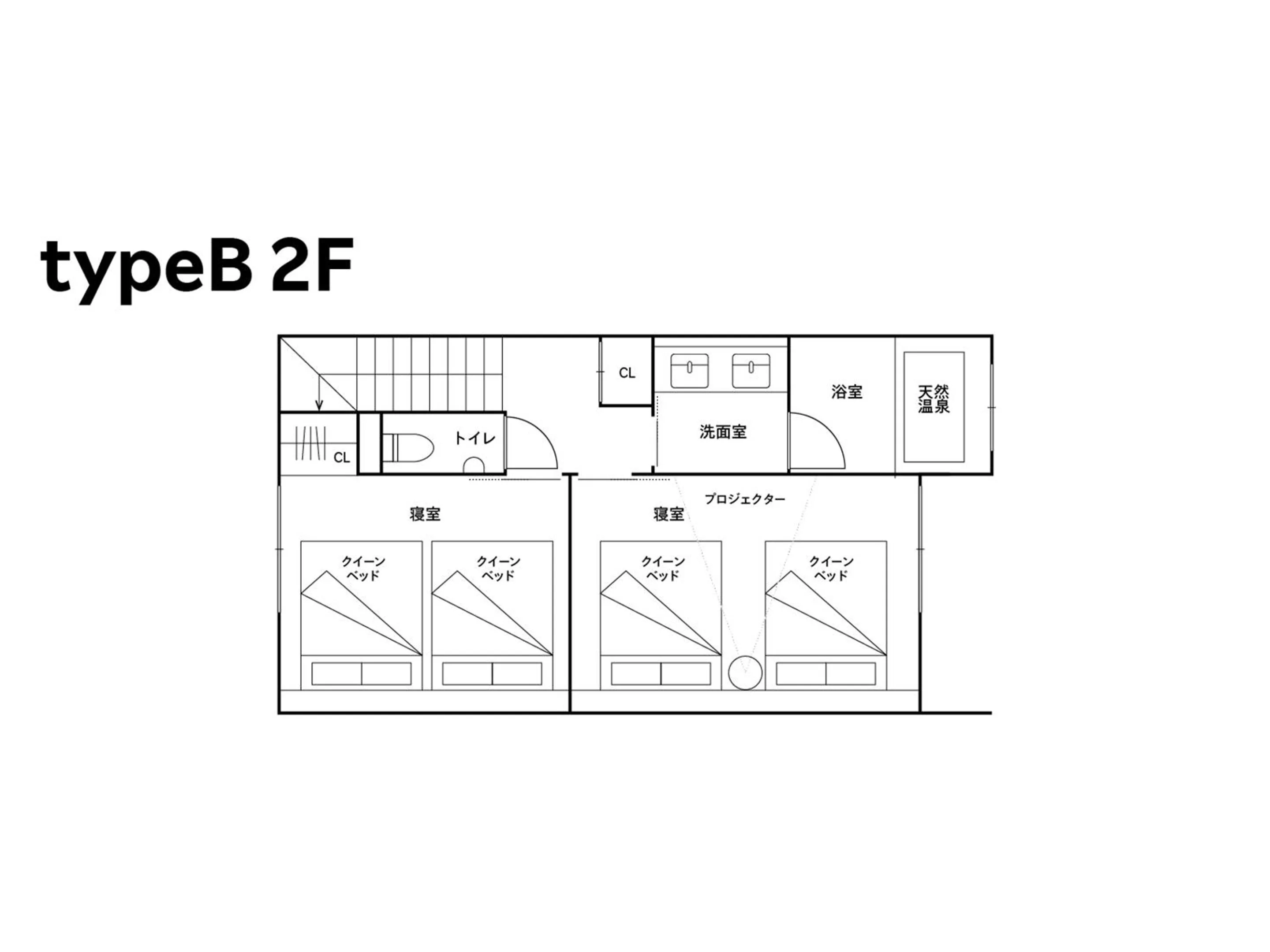 Floor plan in Rakuten STAY VILLA Hakone Togendai