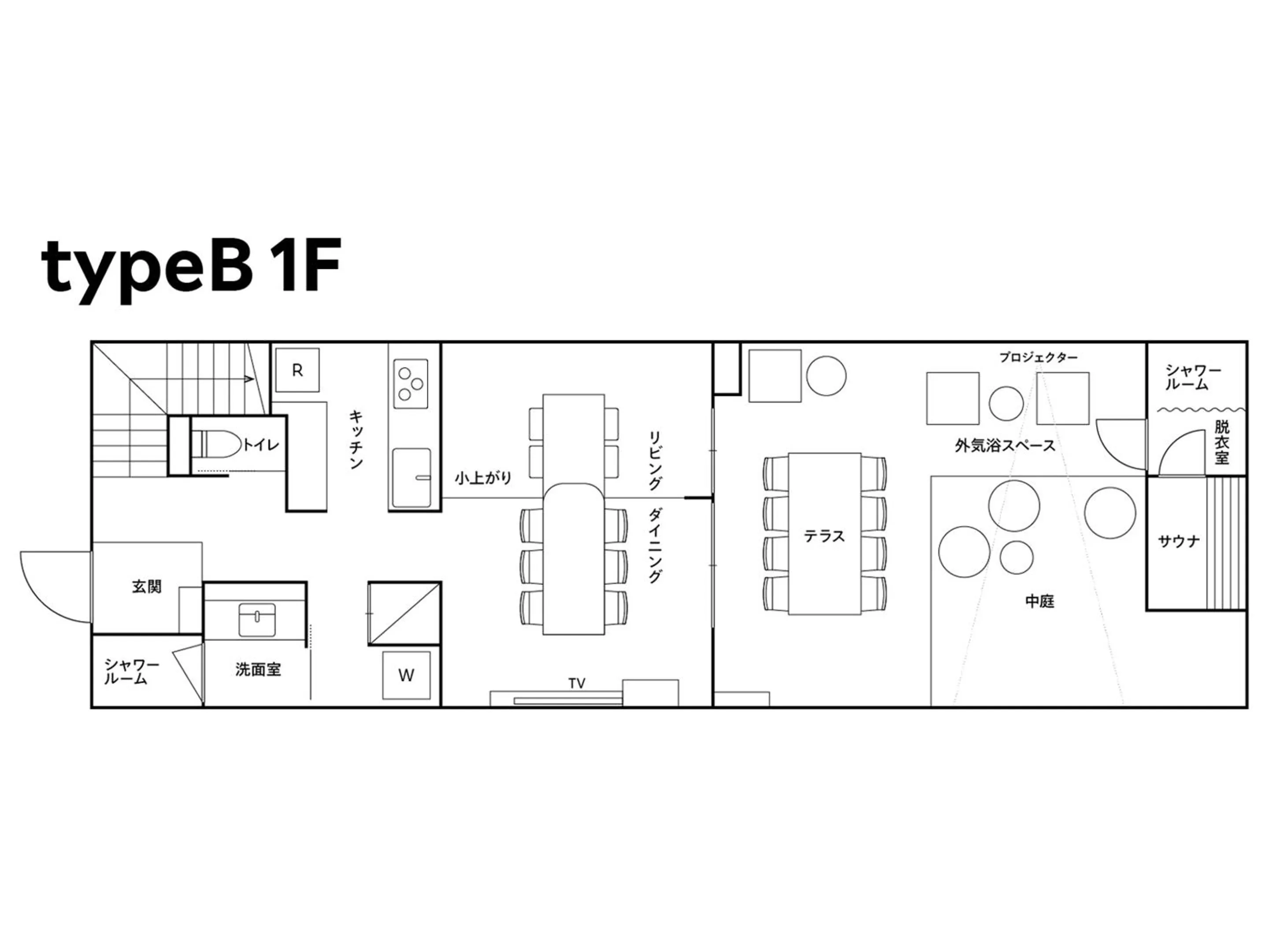 Floor plan in Rakuten STAY VILLA Hakone Togendai