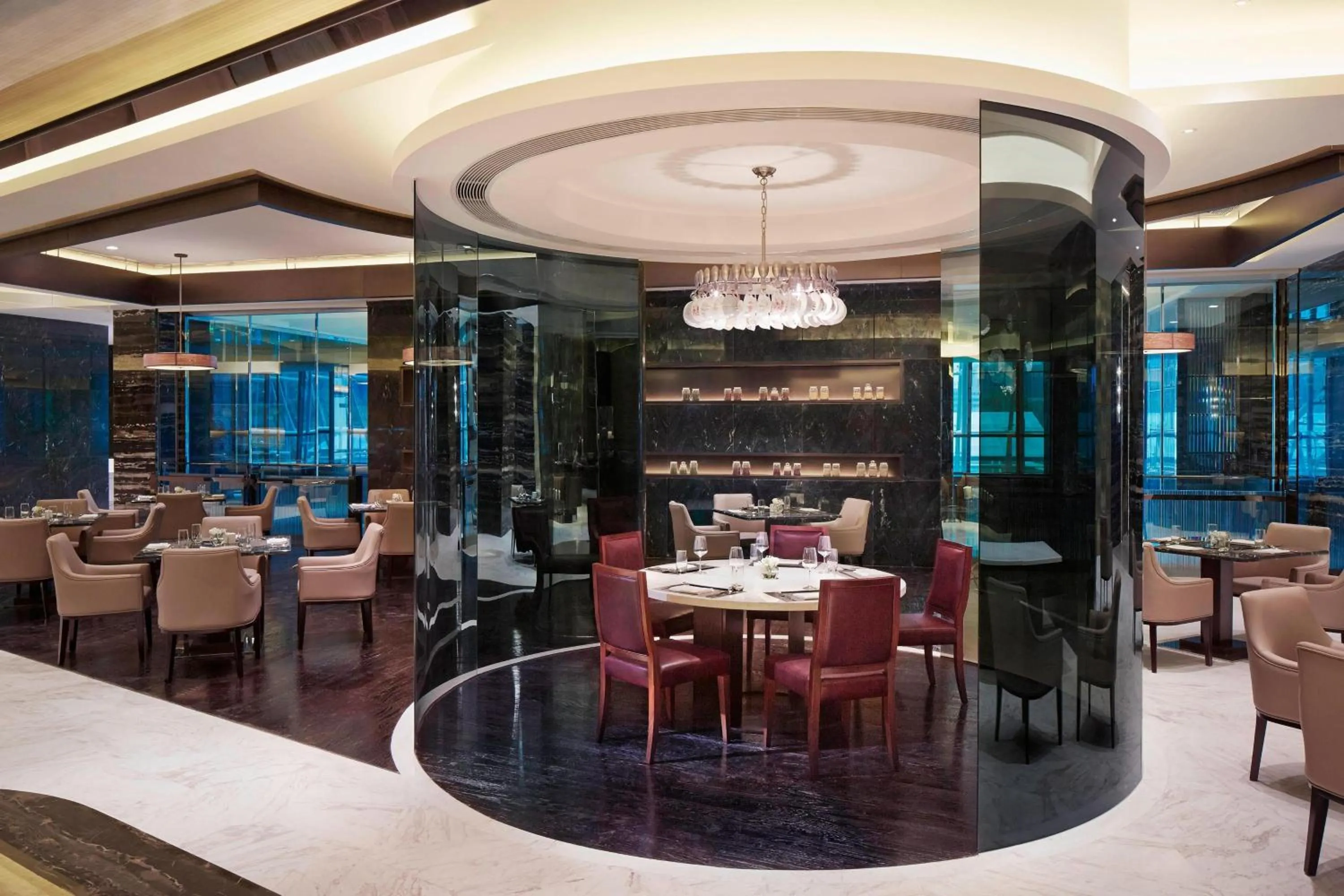 Kitchen or kitchenette in Zhuzhou Marriott Hotel