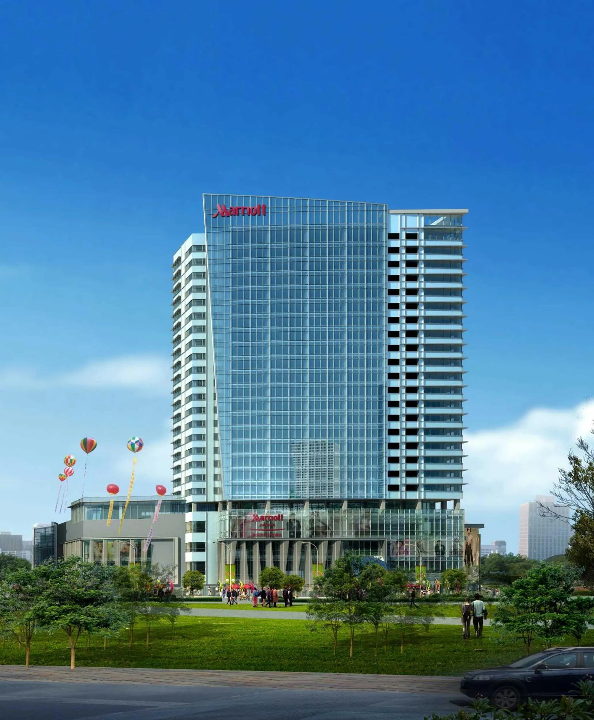 Property building in Zhuzhou Marriott Hotel