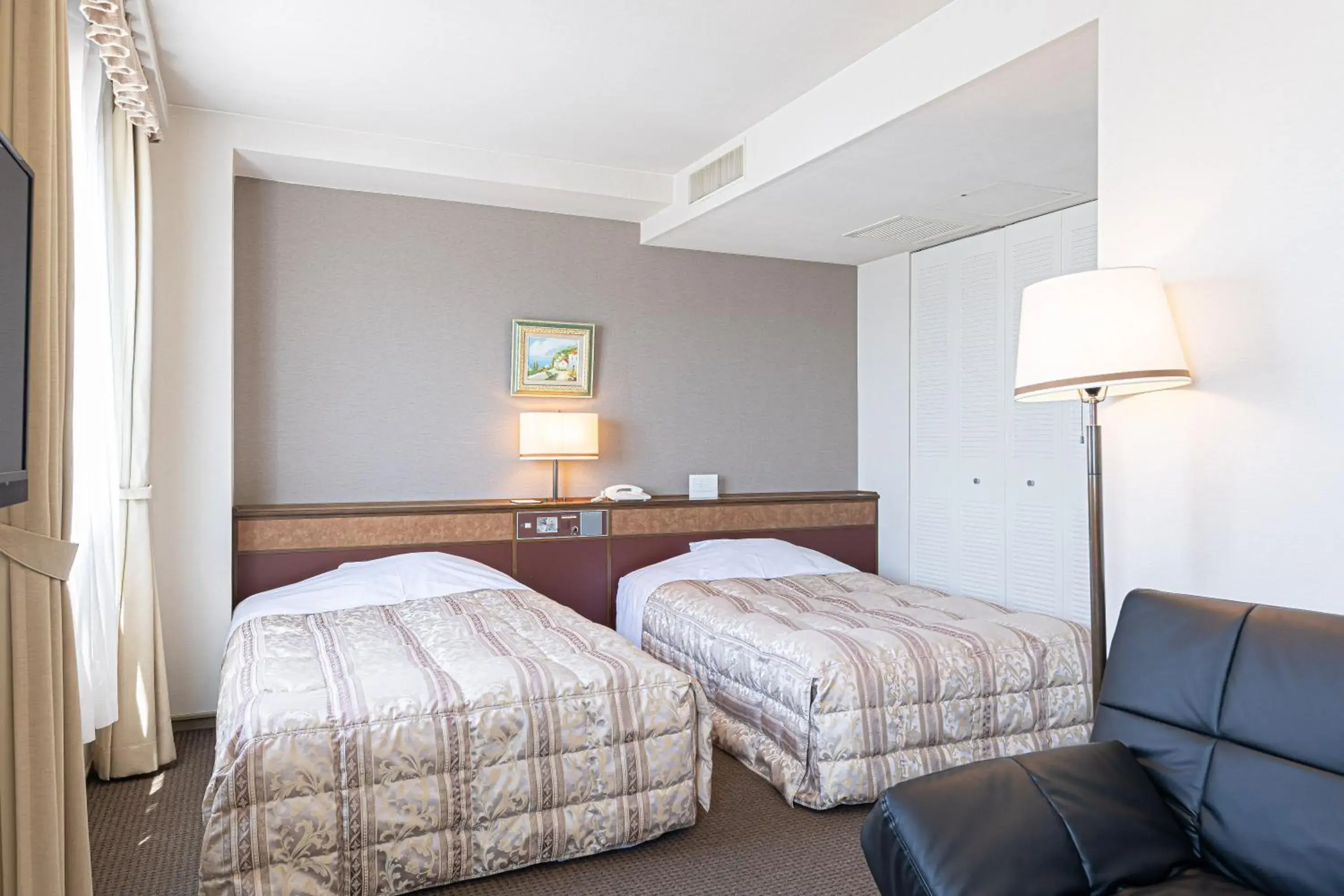 Twin Room with Sea View in GARDEN HOTEL Hanayo Twin Room with Sea View in GARDEN HOTEL Hanayo