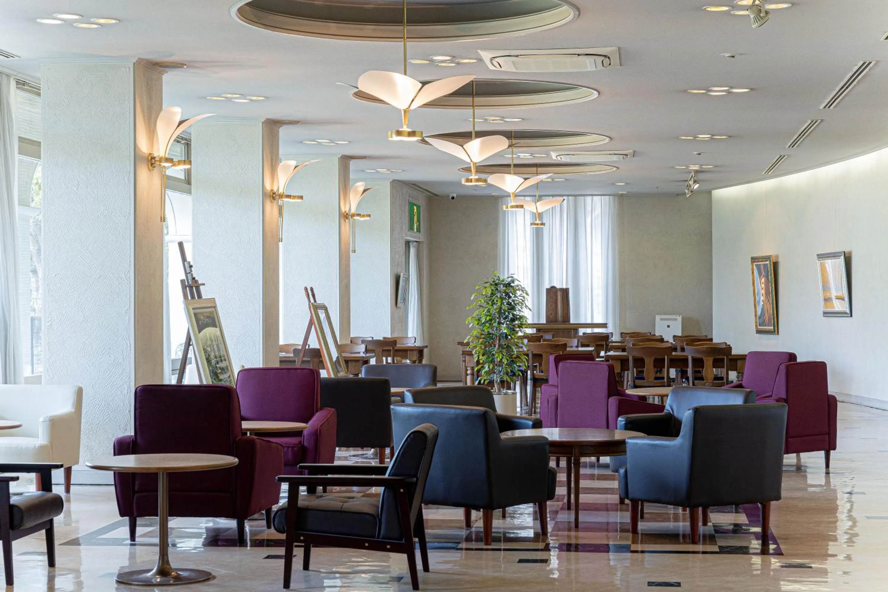 Lounge or bar in GARDEN HOTEL Hanayo