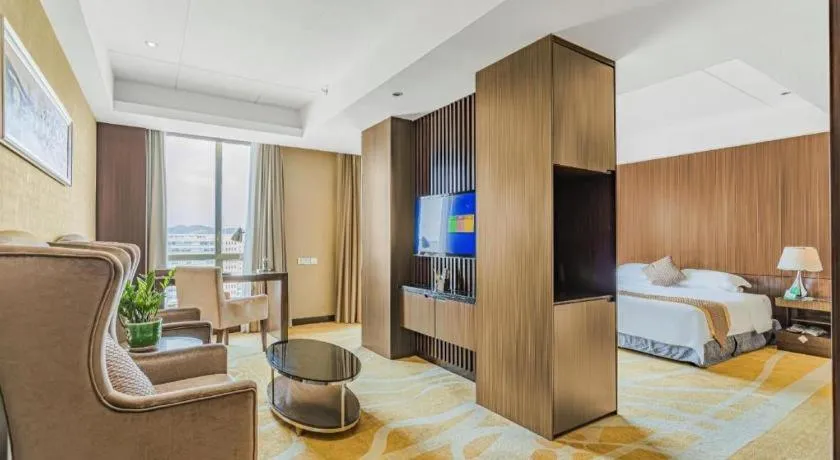 Bed in Santavan Hotel Shenzhen Guangming