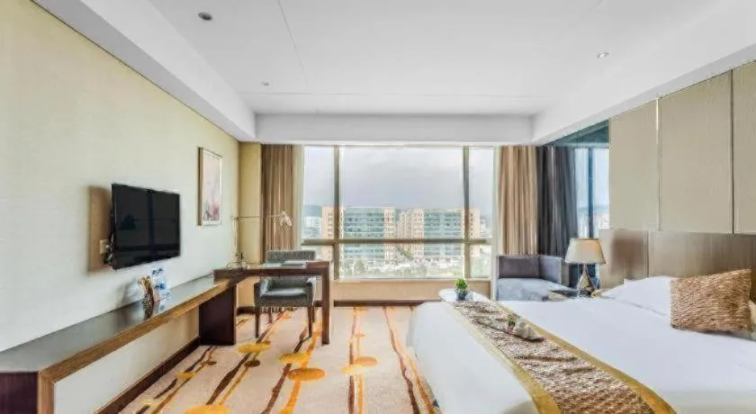 Bed in Santavan Hotel Shenzhen Guangming