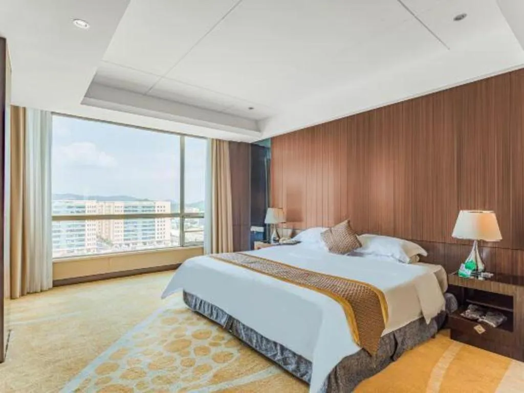 Bed in Santavan Hotel Shenzhen Guangming