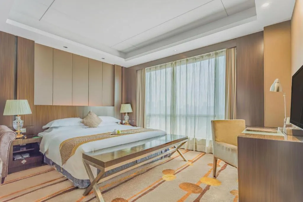 Bed in Santavan Hotel Shenzhen Guangming