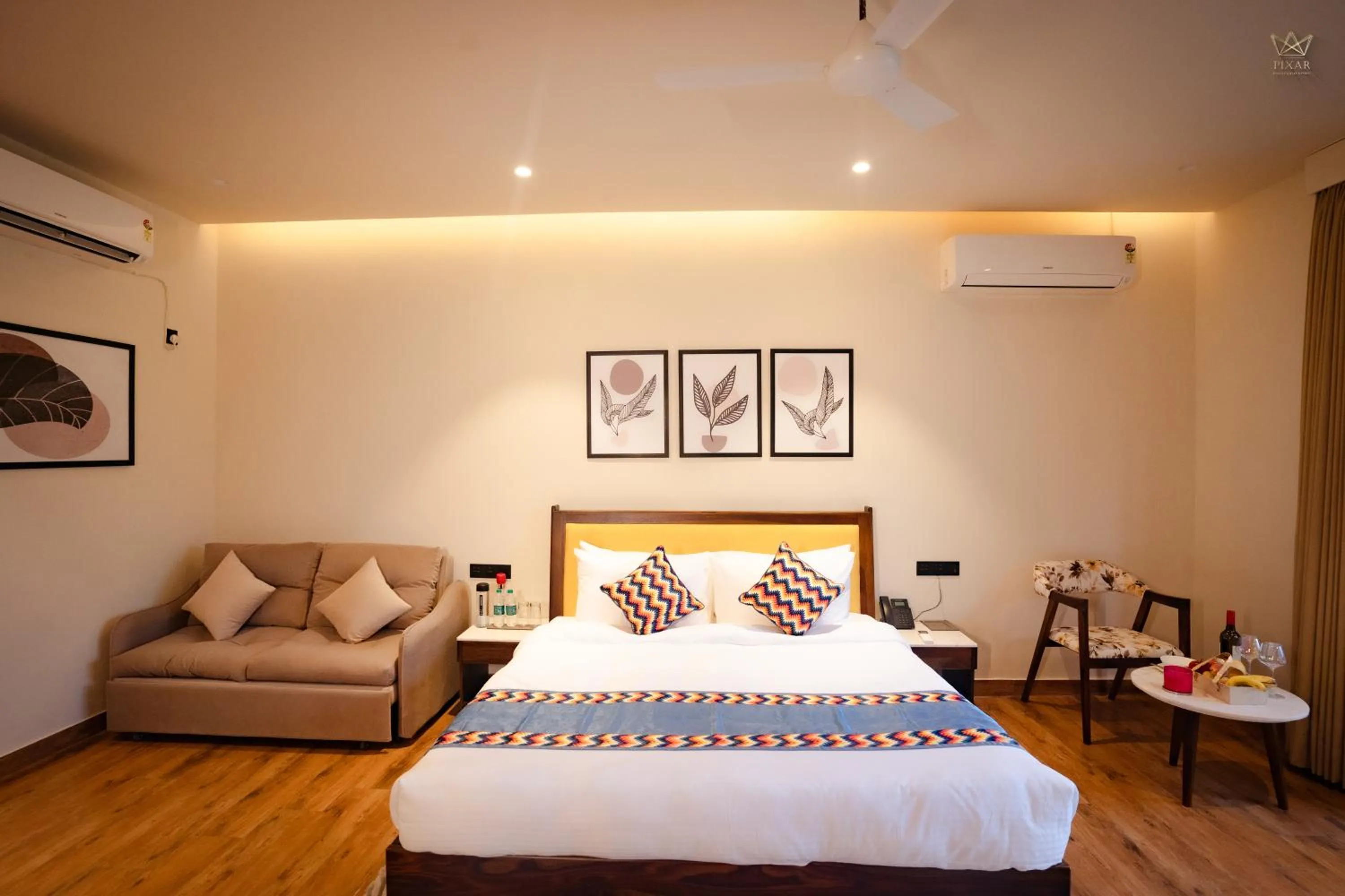 Bedroom, Bed in Mamaya Resort & Spa By Four Leaf Hotels, Garh Mukteshwar