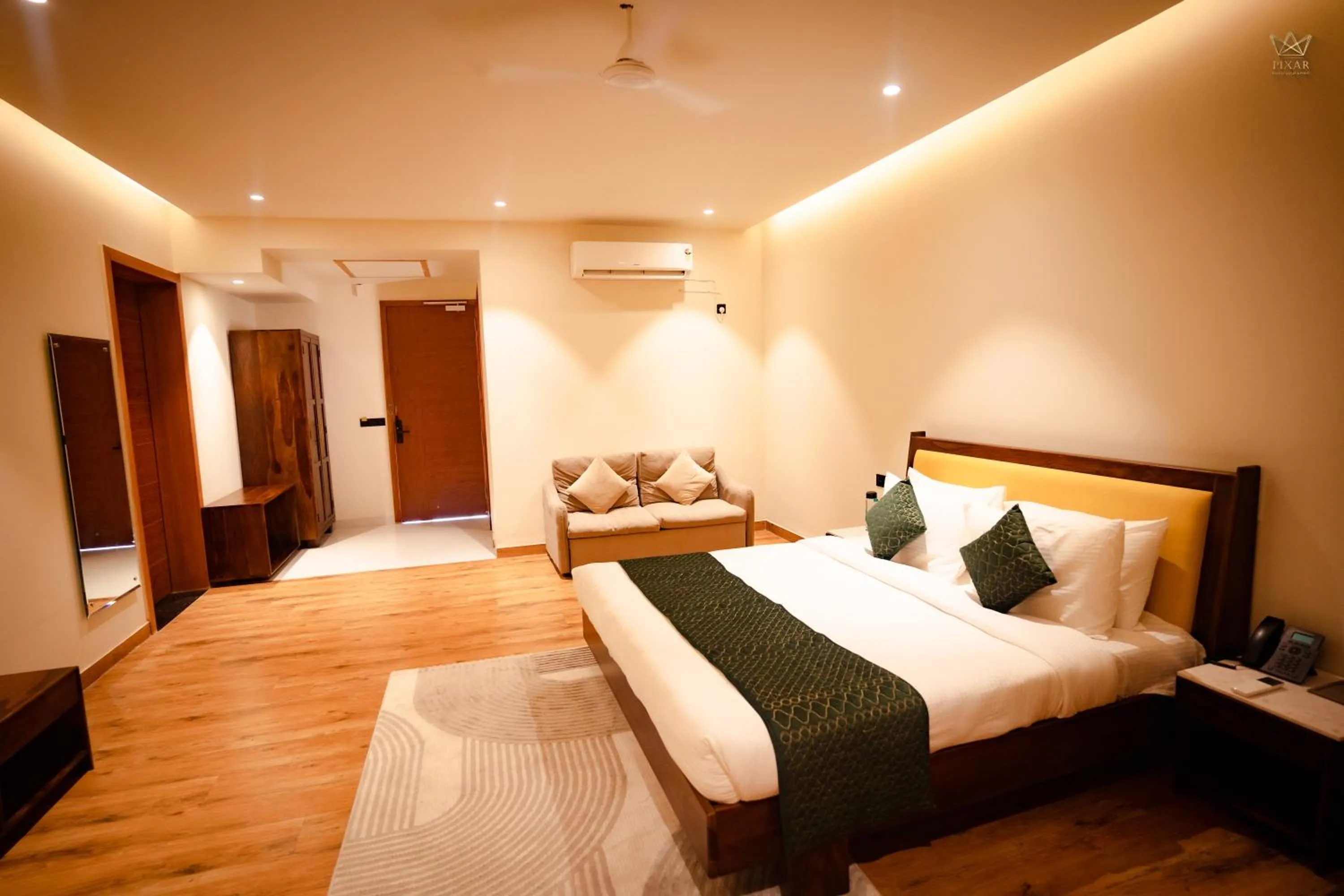 Bedroom, Bed in Mamaya Resort & Spa By Four Leaf Hotels, Garh Mukteshwar