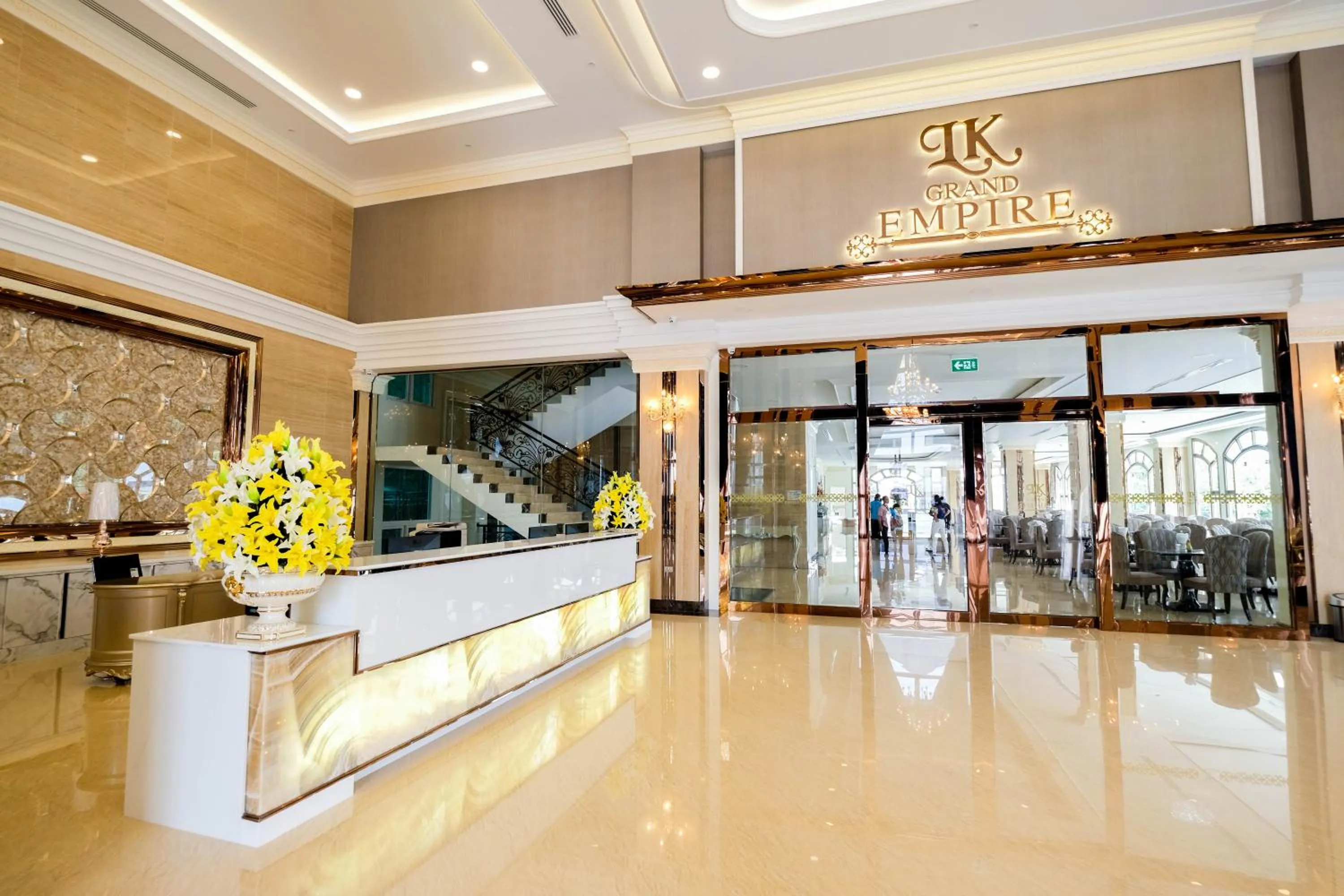 Lobby or reception in LK Grand Empire