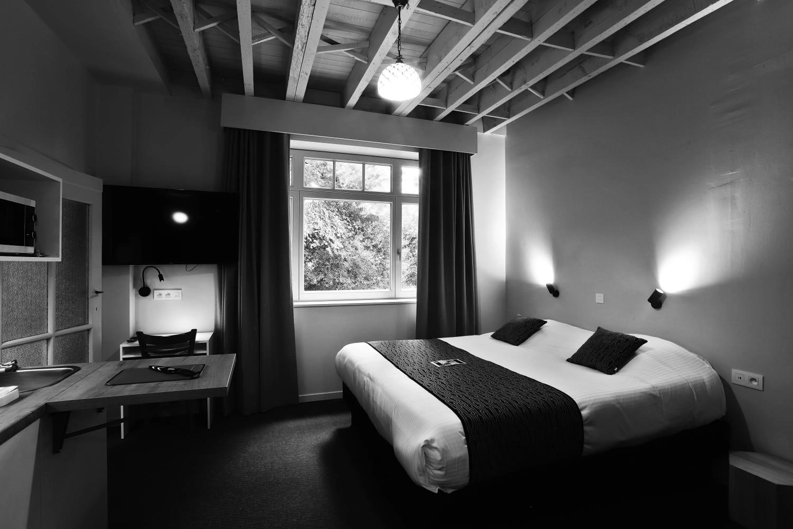 Bedroom, Bed in Aparthotel Acacia