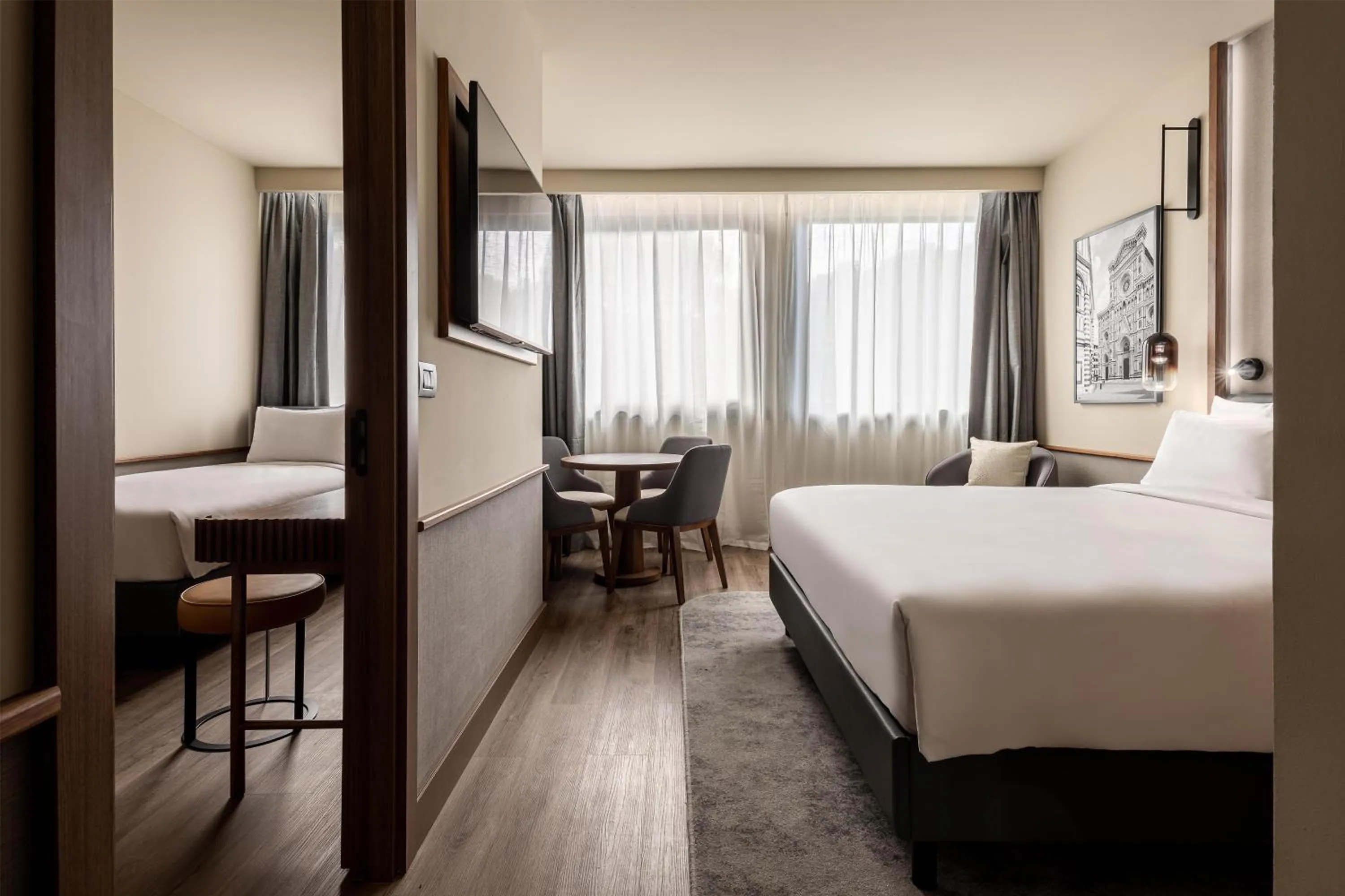 Bedroom, Bed in Radisson Blu Hotel, Florence