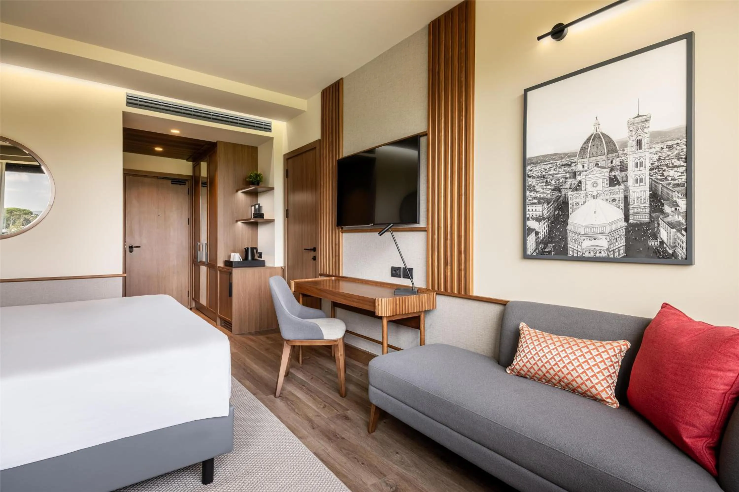 Bedroom, Bed in Radisson Blu Hotel, Florence