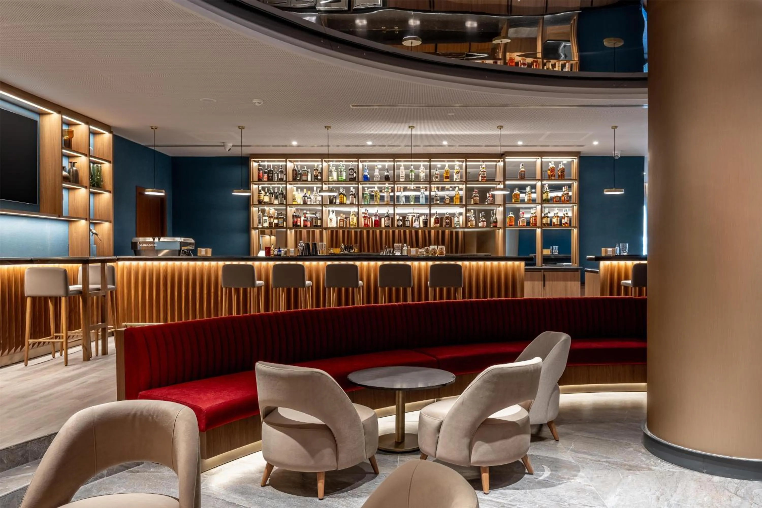 Lounge or bar in Radisson Blu Hotel, Florence