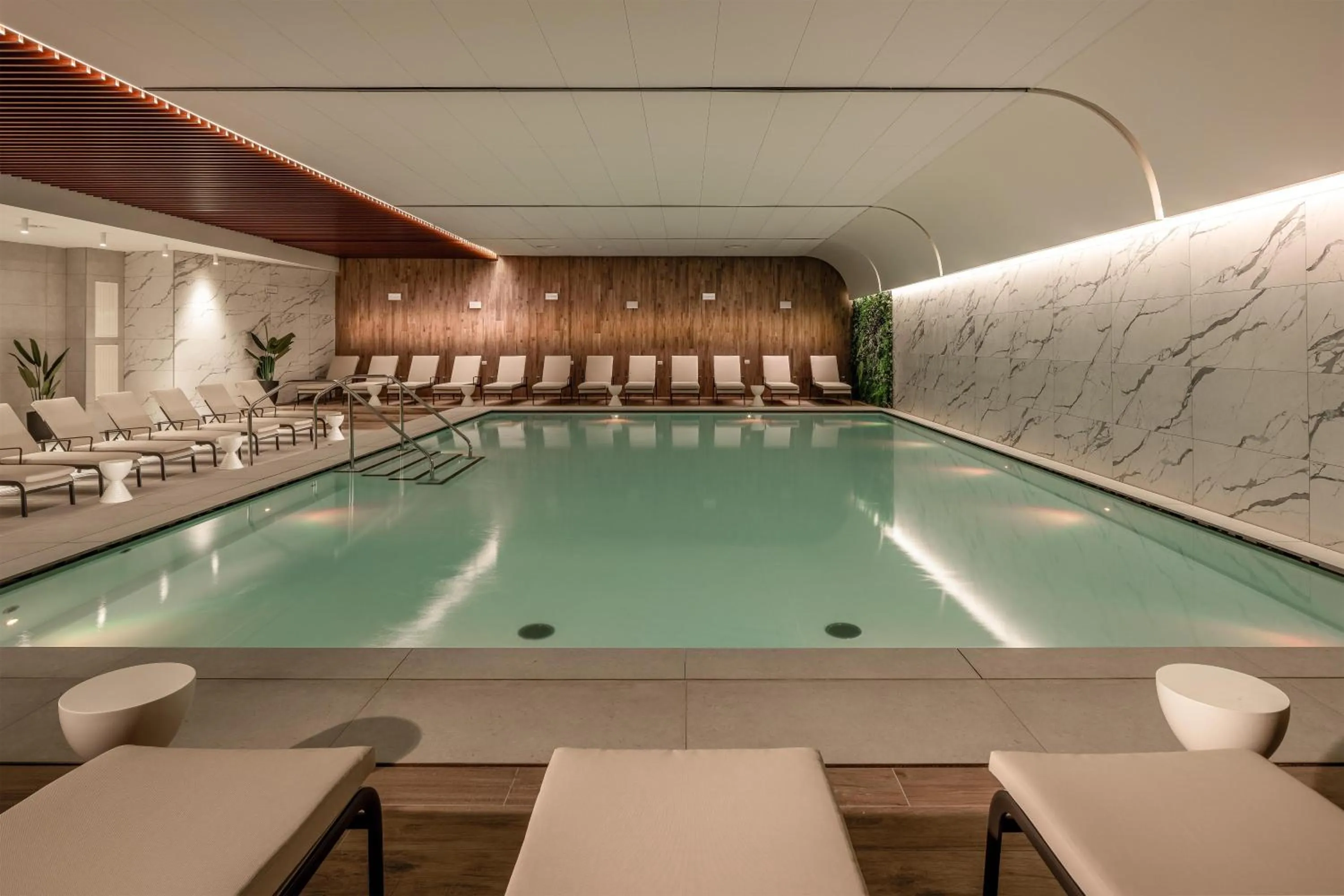 Pool view in Radisson Blu Hotel, Florence