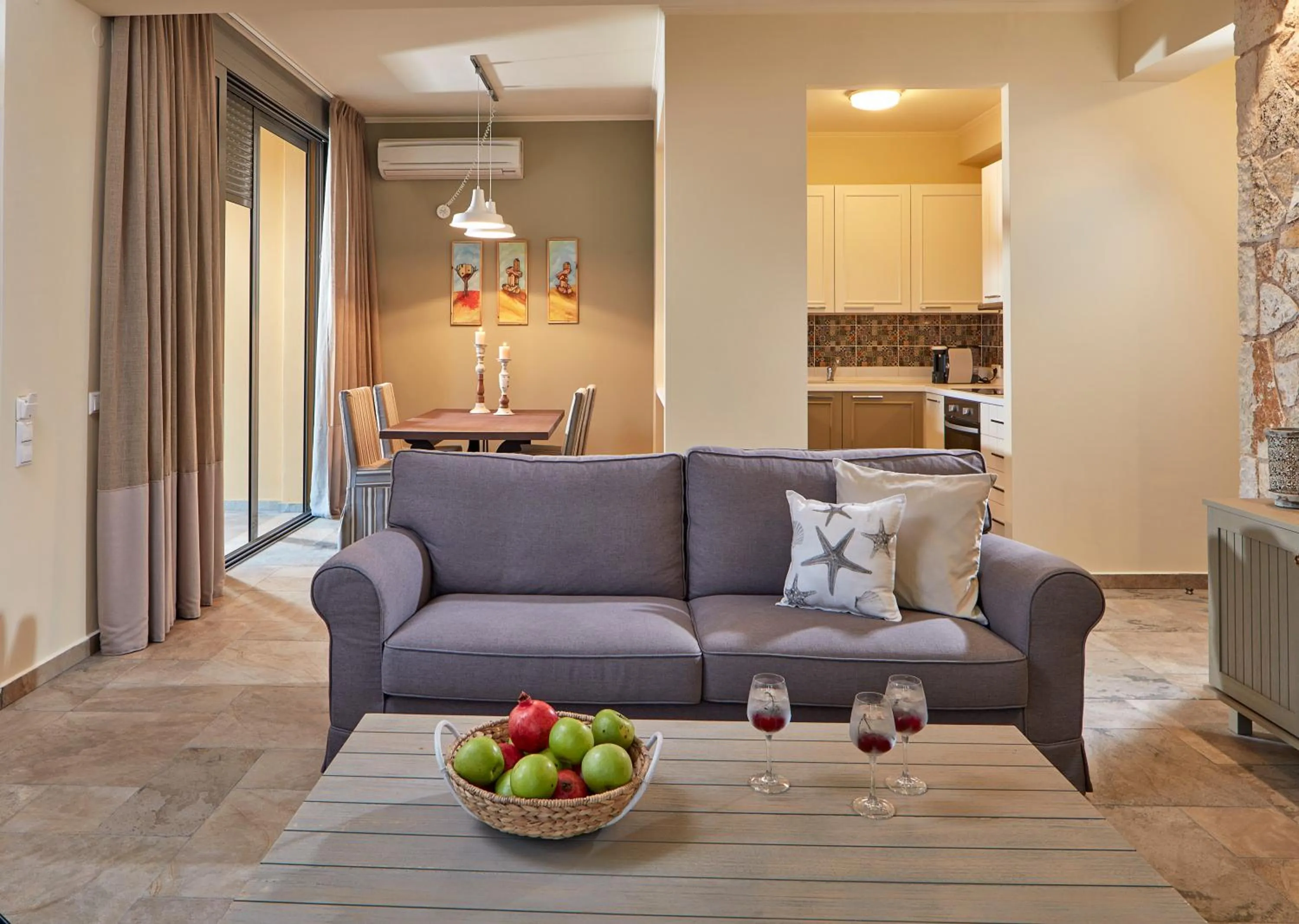 Kitchen or kitchenette in Sivota Seascape Luxury Villas & Residences