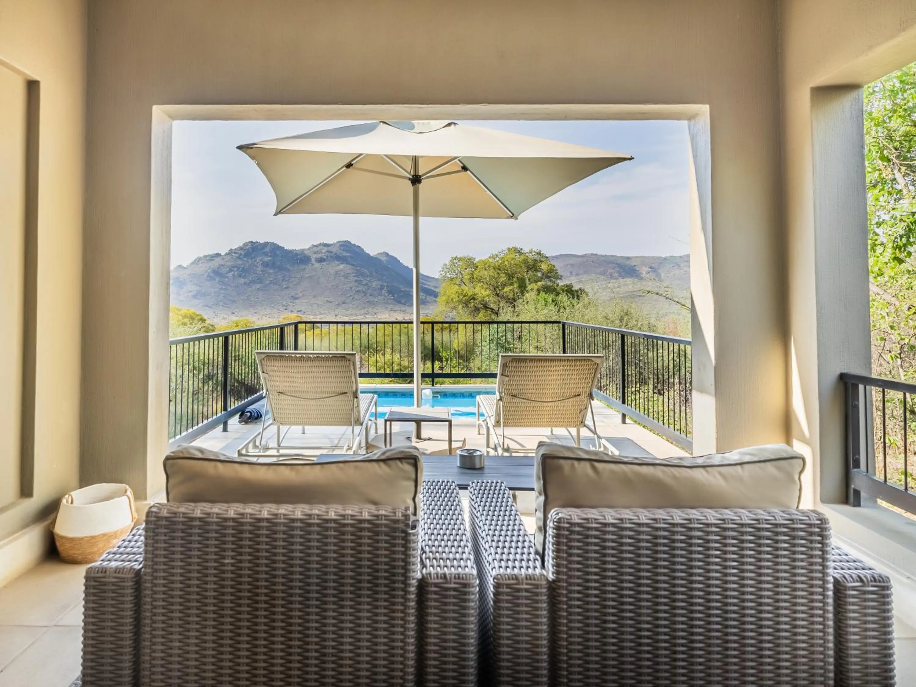 Pool view in Shepherds Tree Game Reserve