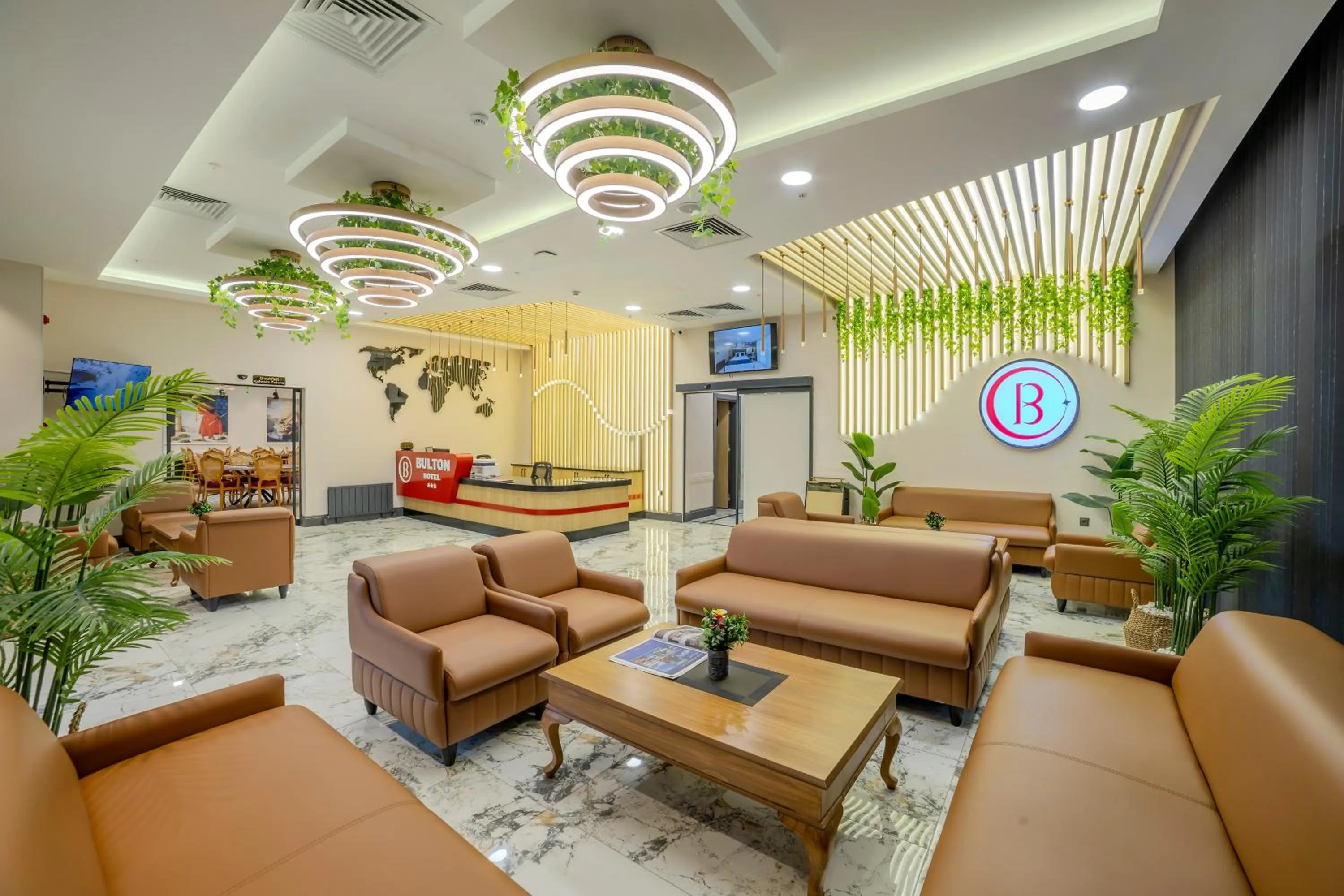 Lobby or reception in Bulton Hotel Airport & Spa Wellness