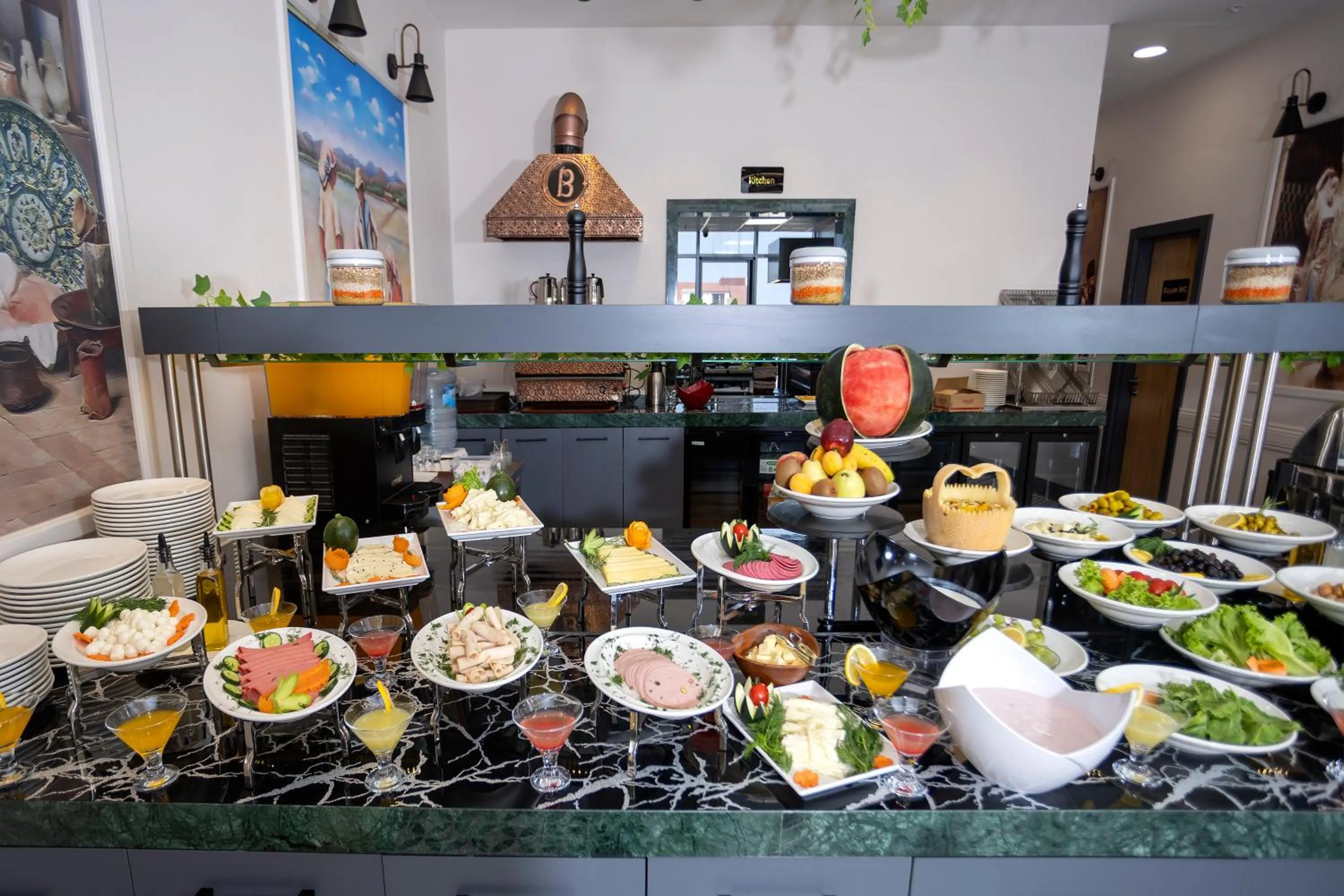 Buffet breakfast in Bulton Hotel Airport