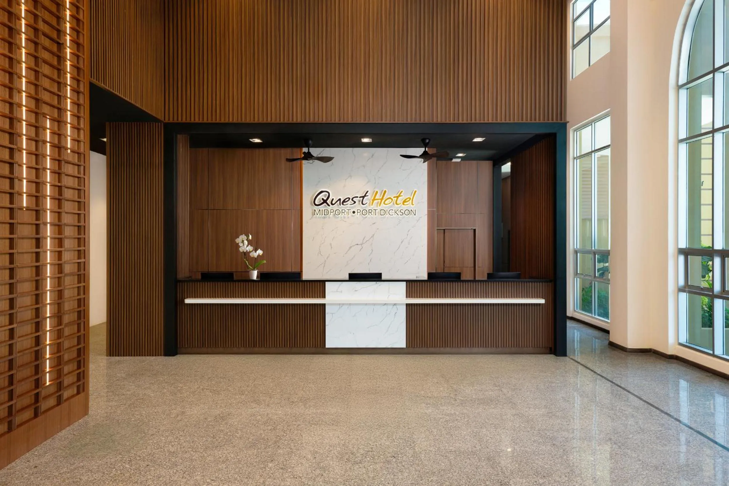 Lobby or reception in Quest Hotel Midport Port Dickson