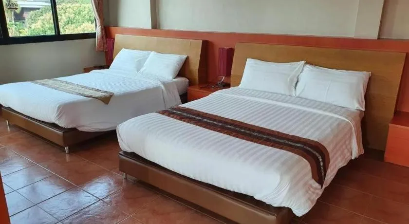Bed in Kwan Phayao Villa