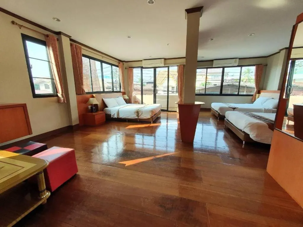 Bed in Kwan Phayao Villa