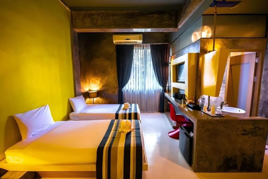 Bed in The B Ranong Trend Hotel