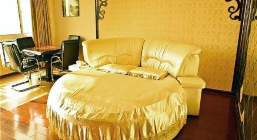 Bed in GreenTree Inn Yancheng Xiangshui Bus Station Express Hotel