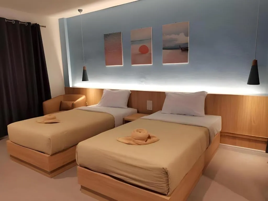 Bed in Kiatwimon Hotel