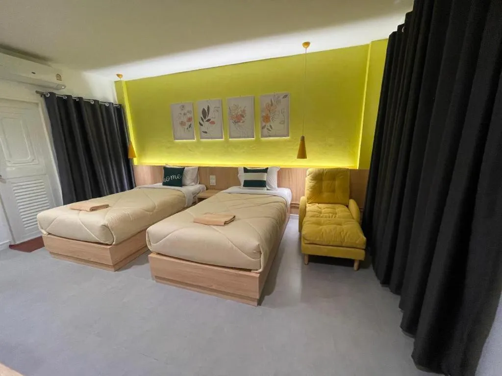 Bed in Kiatwimon Hotel