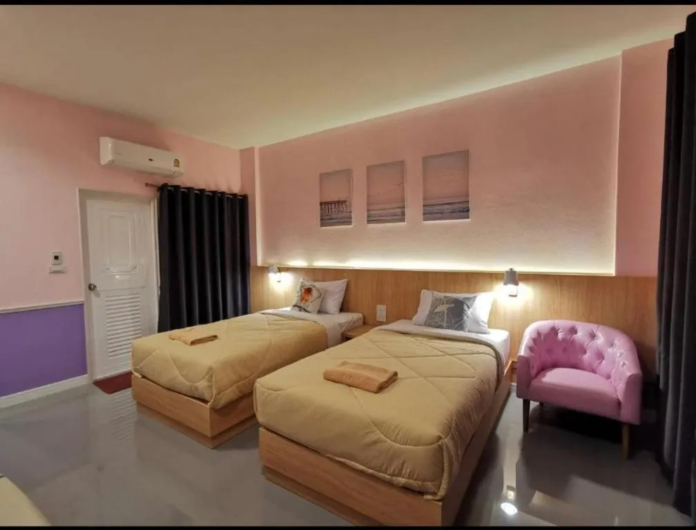 Bed in Kiatwimon Hotel