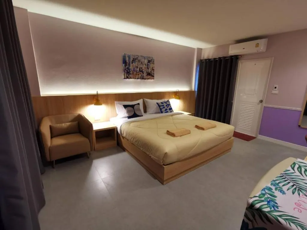 Bed in Kiatwimon Hotel