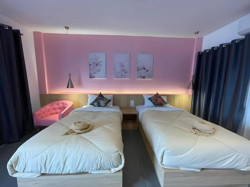 Bed in Kiatwimon Hotel