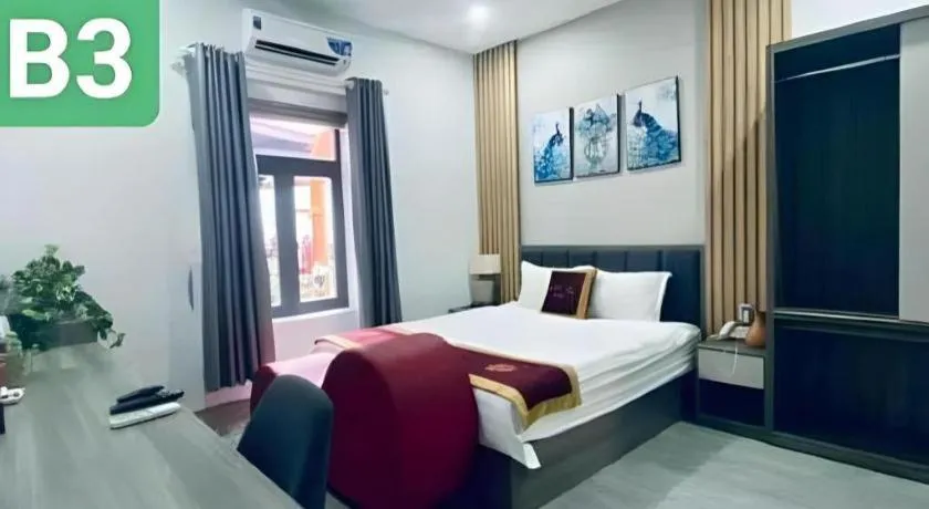 Bed in Hoang Mai Hotel