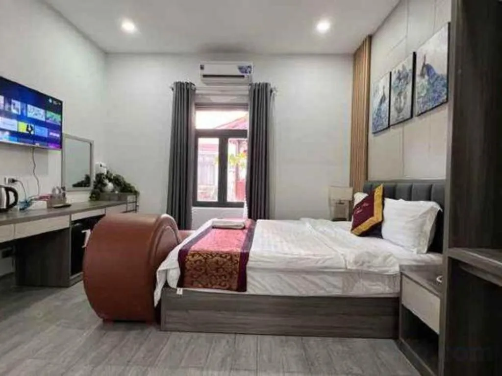 Bed in Hoang Mai Hotel