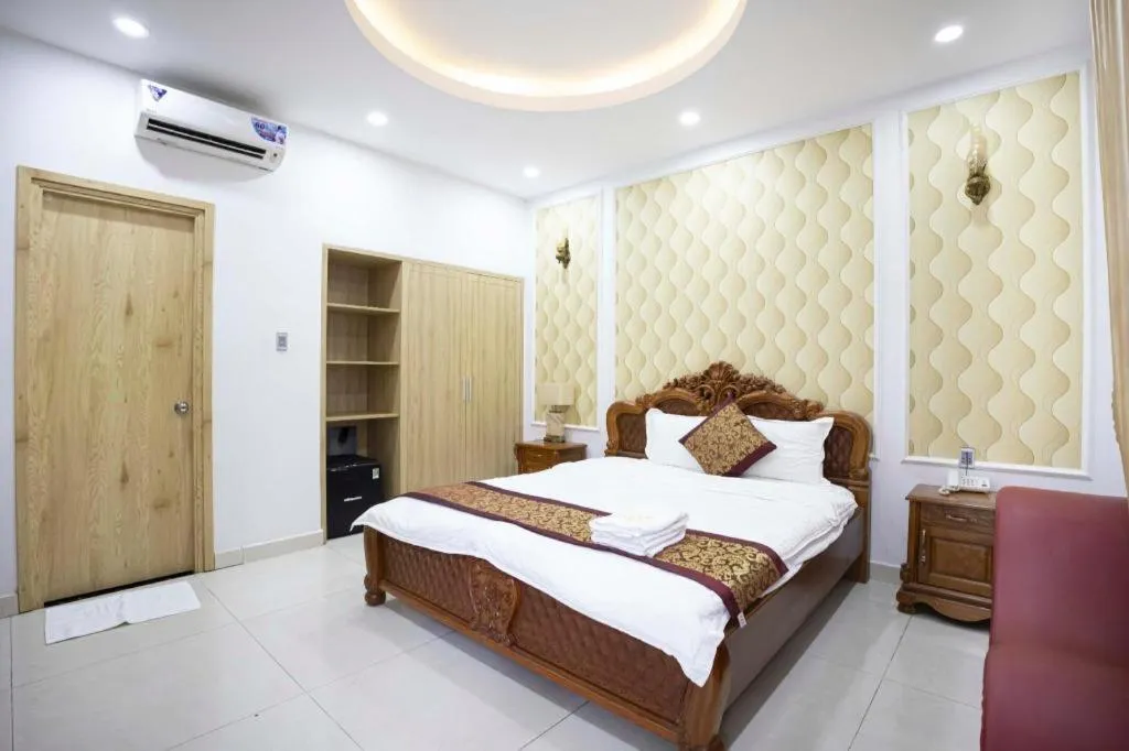 Bed in Hoang Mai Hotel