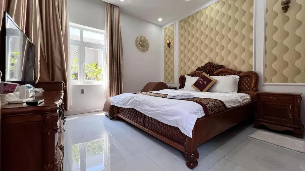 Bed in Hoang Mai Hotel