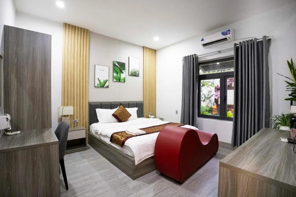 Bed in Hoang Mai Hotel